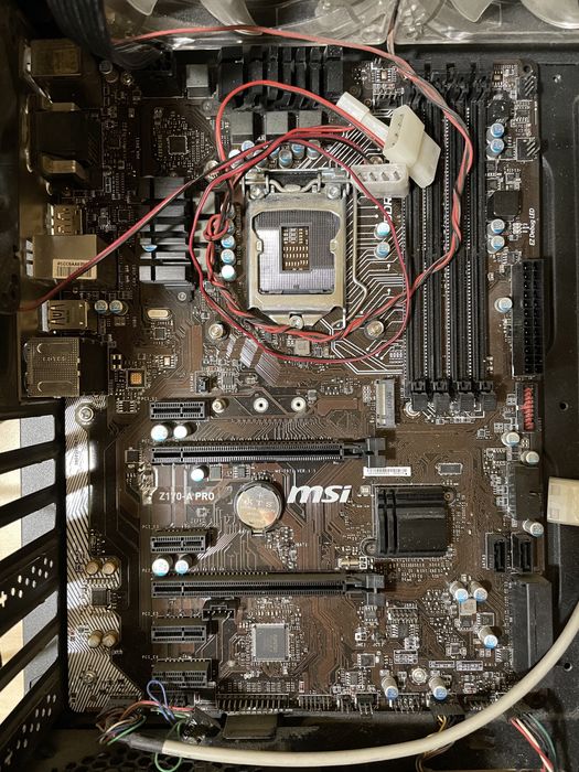 Материнская плата LGA1151, корпус, видеокарта