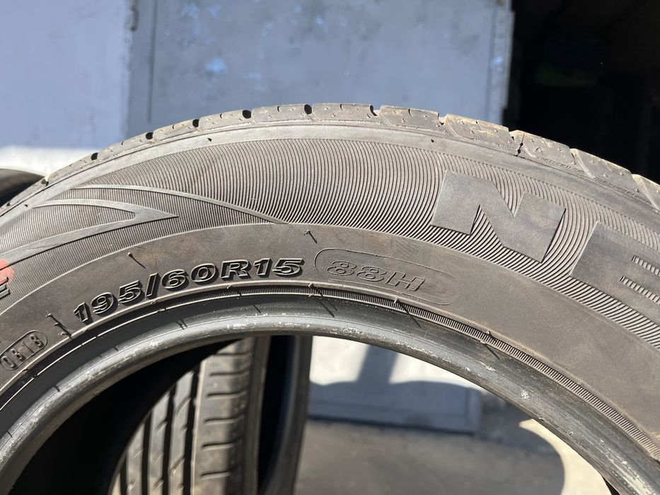 4 бр. летни гуми 195/60/15 Nexen  7 mm DOT 0818