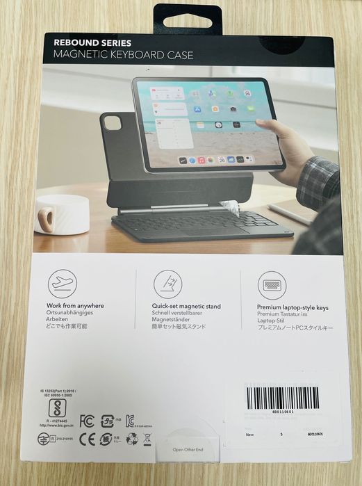 Husă iPad cu tastatură magnetică Rebound