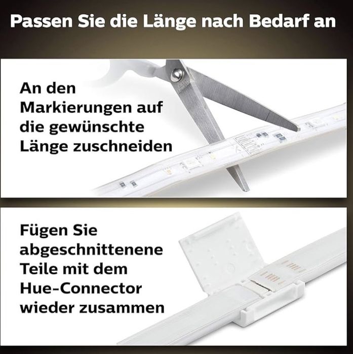 Philips Hue White & Color Ambiance Banda LED Plus Extension 1m