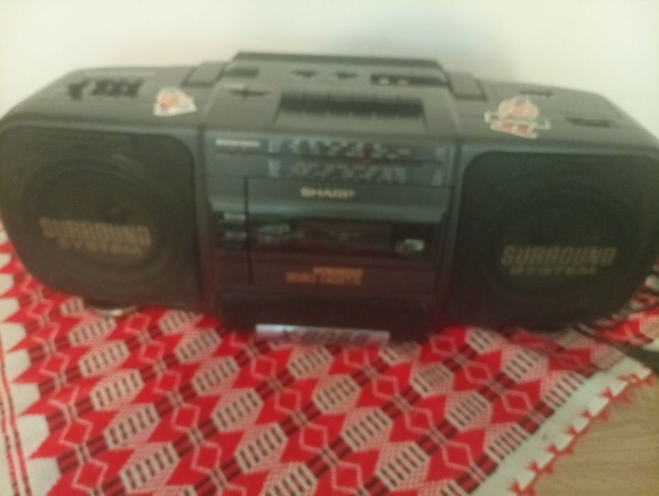 Dublu Radio Casetofon Sharp WQ T-370H