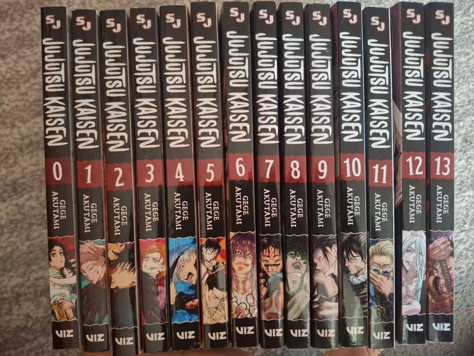 Manga: Jujutsu kaisen vol 1-13