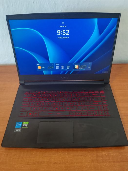 MSI GF63 Thin 11UC - i5-11400H / RTX 3050 / 16GB RAM / 1TB SSD / 144Hz