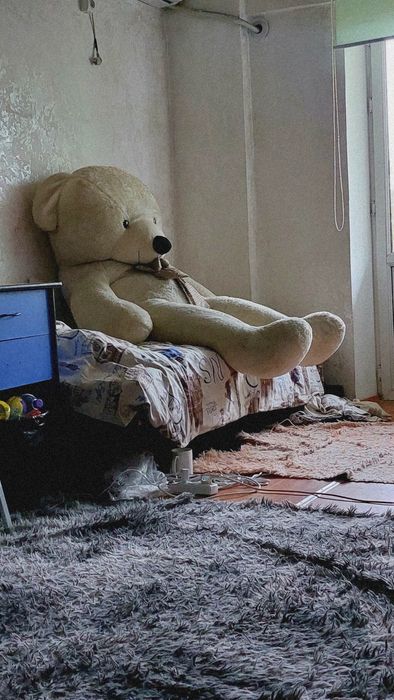 плюшевый большой мишка