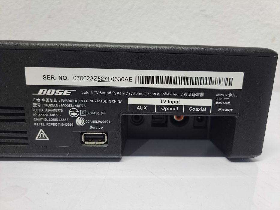 Саундбар - Bose Solo TV 5 / 20V / 30 W/ Bluetooth