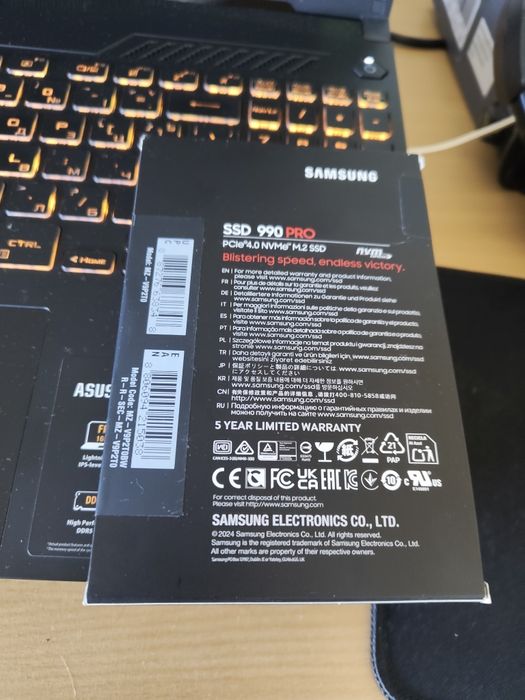 Samsung 990 pro 2tb