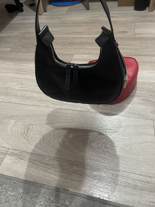 Сумочка новые черный красный