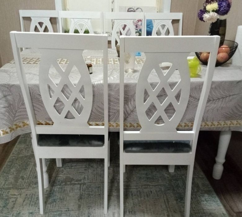Комплект стол, стулья 6штук