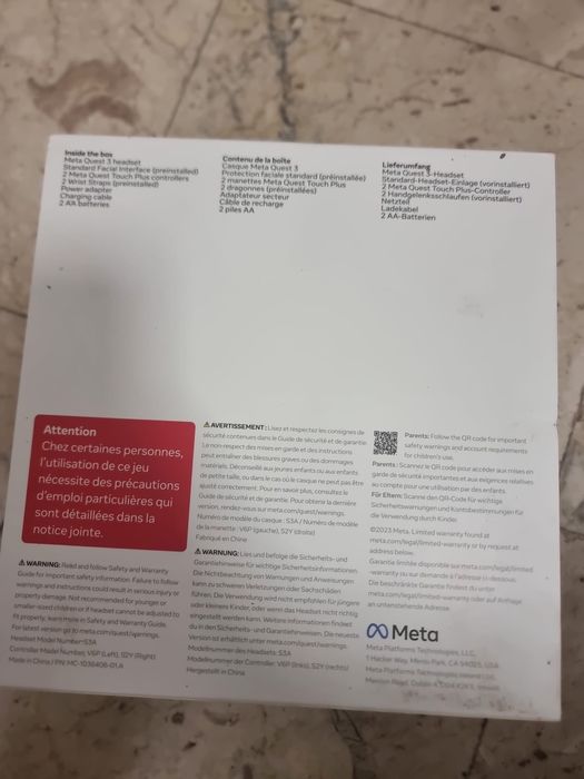 Ochelari vr Meta Quest 3 512gb sigilat original