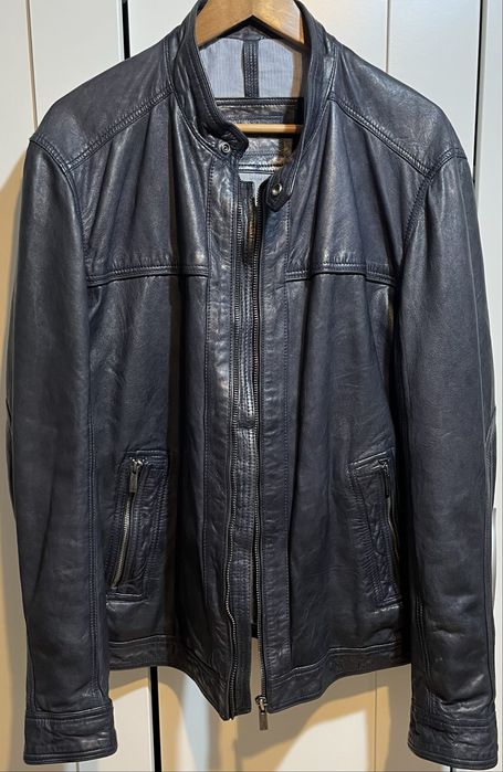 Куртка кожаная Massimo Dutti мужская