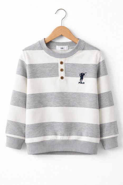 Серо-белые кофточки для мальчиков