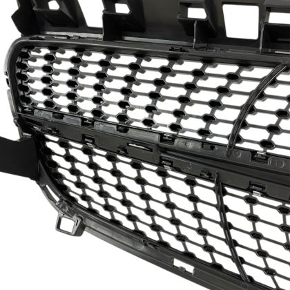 Решетка Mercedes W176 A-Class (2013-2015) - Diamond look, черна с хром лайсни