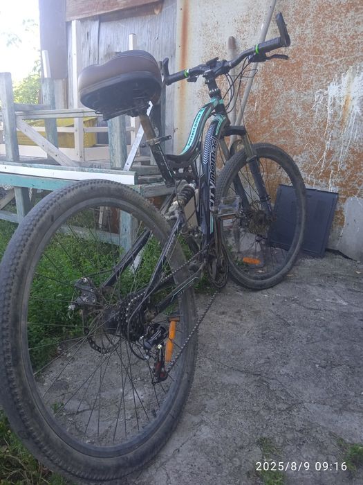 Велосипед двух подвесный