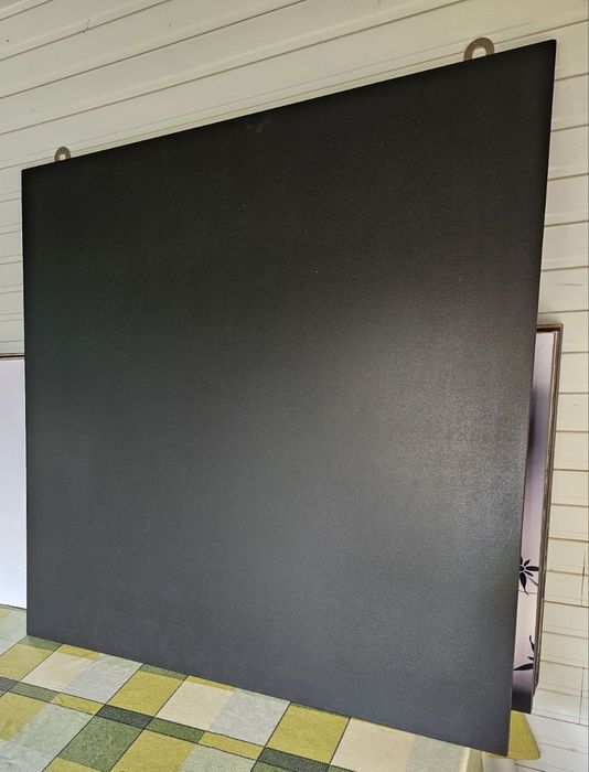 Меловая доска в рамке из дерева А2 в комплекте цветной мел