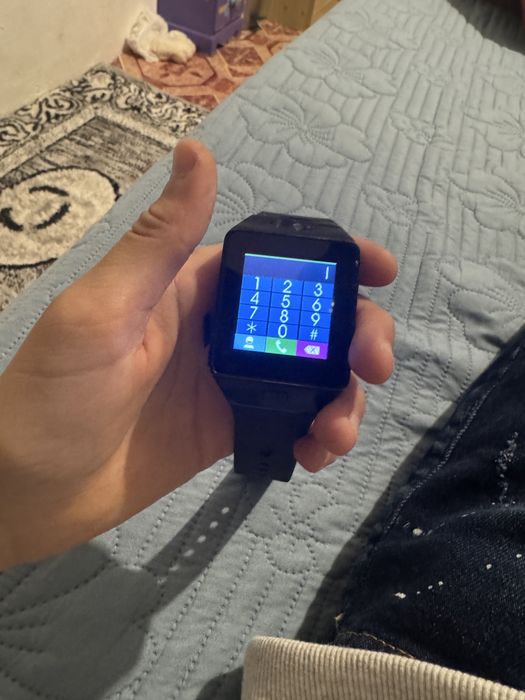 Ceas inteligent smartwatch cu slot slim si camera