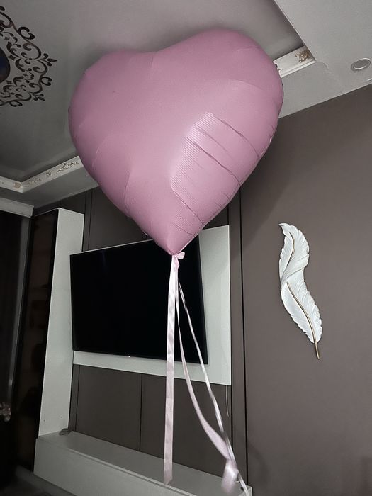 Шар гельевые большие розовые