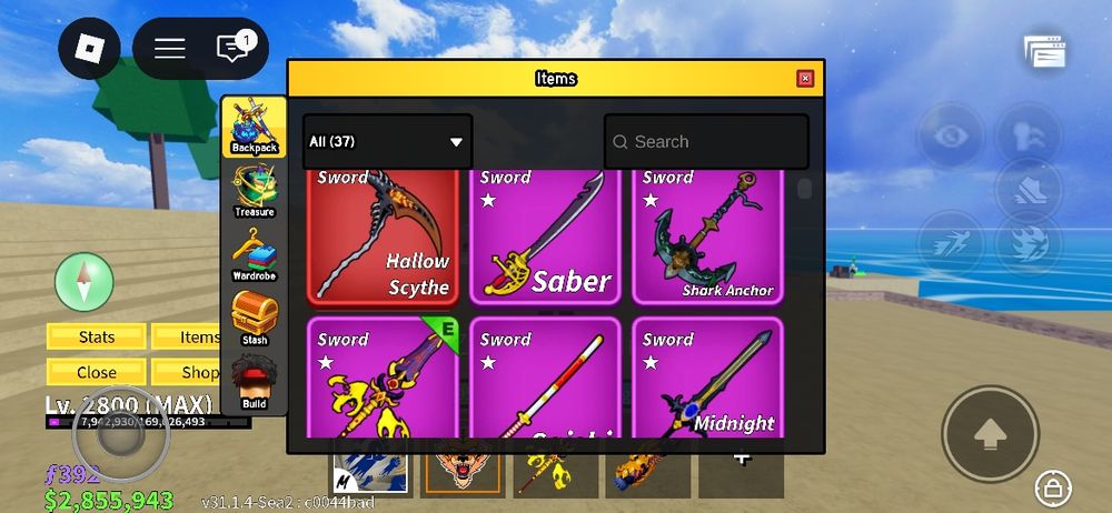 Аккаунт блокс фрукт