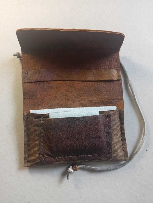 Pouch tutun –Piele Naturală – Lucrat Manual