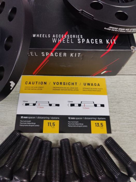Distantieri 12mm Audi Vw Skoda Seat 5x100/5x112 Japan Racing +prezoane
