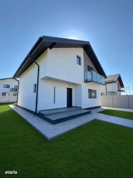 Casă nouă de vânzare în Comuna Berceni – 5 camere, Str. Miorita