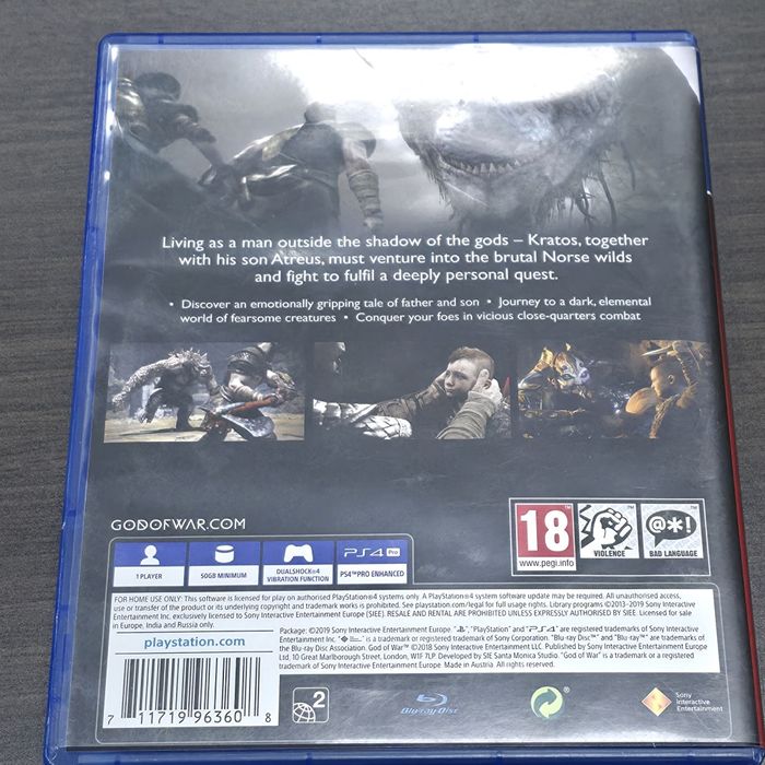 PS4 5 Play Station игра | God of War