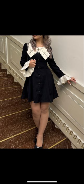 Платье черный размер М