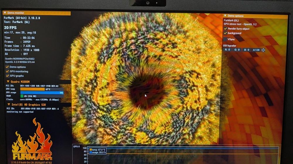 Fujitsu Celsius H760 15.6" 1920x1080 i7-6820HQ 16GB 512GB SSD M2200M