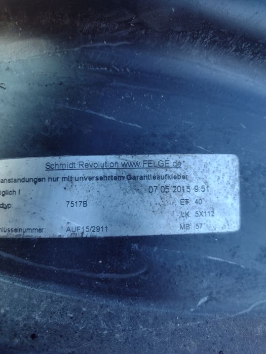 Schmidt Revolution Спорт пакет 17-5х112