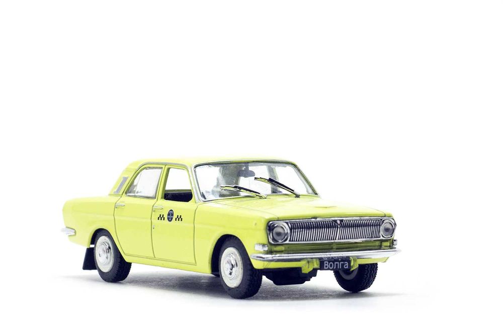 ГАЗ-24-01 Волга - Такси; игрушка в Масштабе 1:43, ДеАгостини, модель.