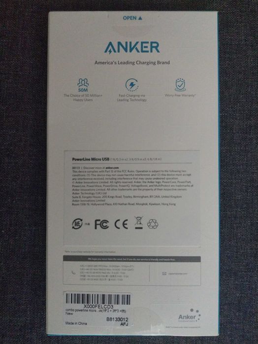 Anker PowerLine set 6 cabluri USB