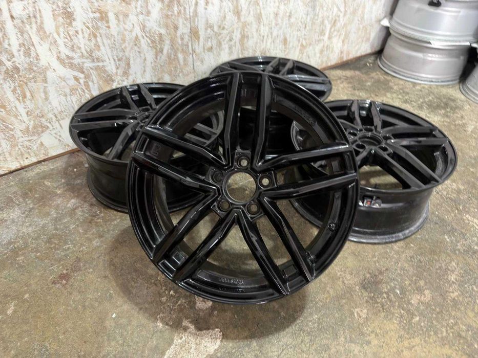 Jante negre 18 5x112 ET49 Mercedes C E GLC A CLA senzori gratis