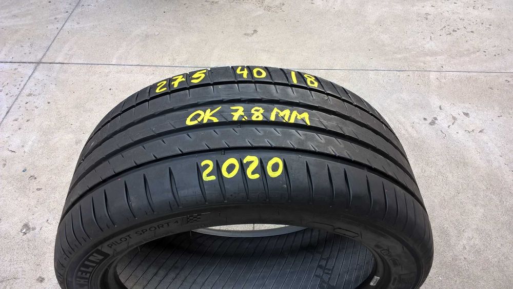O anvelopa vara 275 40 18 michelin pilot sport 4 profil de 7,8 mm