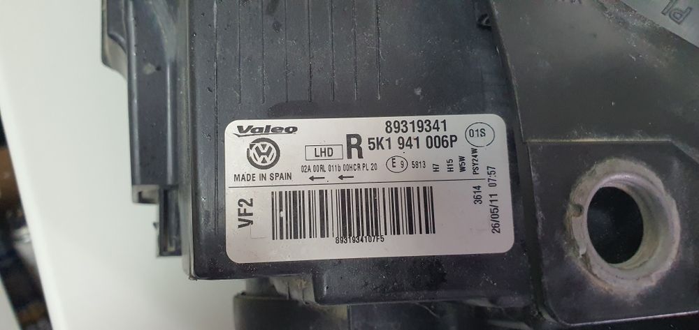 Фара от  Volkswagen Golf 5