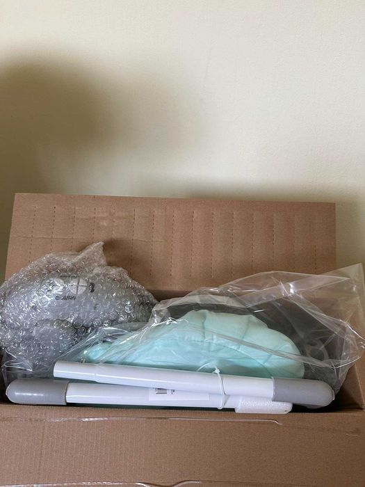 Бебешка люлка-шезлонг Kikka Boo Mia Stella, цвят Mint - не е ползвана