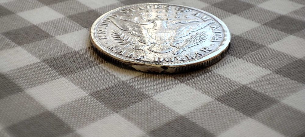 1/2 ( Половин) Сребърен ( 0.900) Американски Долар 1899 год./ Liberty