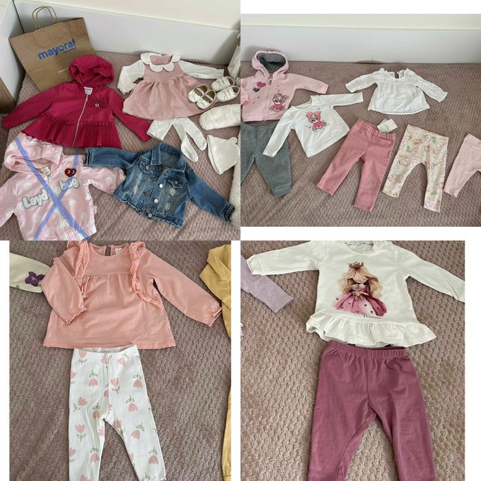 Дрехи за момиче 6-9м. Mayoral, Obaibi,Puma, H&M
