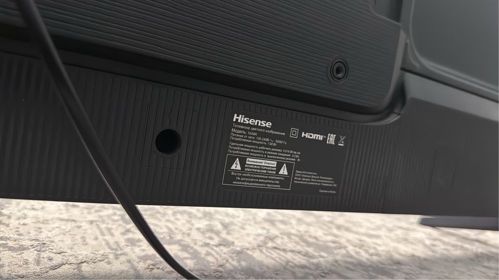Телевизор hisense 55