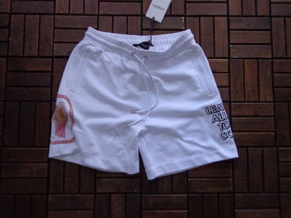 Мъжки къси панталони ICEBERG logo print