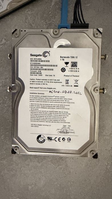 Hard Disk Drive 1Tb , 2Tb SATA