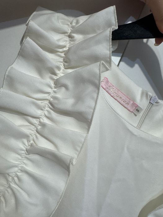 Платье белое миди