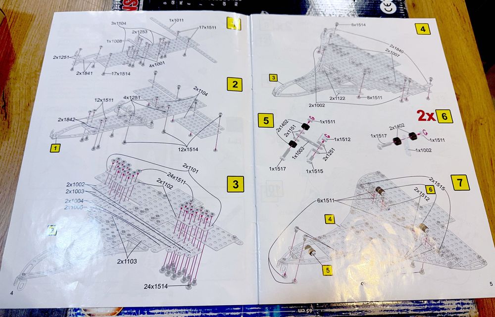 Метален конструктор Space Shuttle, 1400 части, за деца над 10 г.