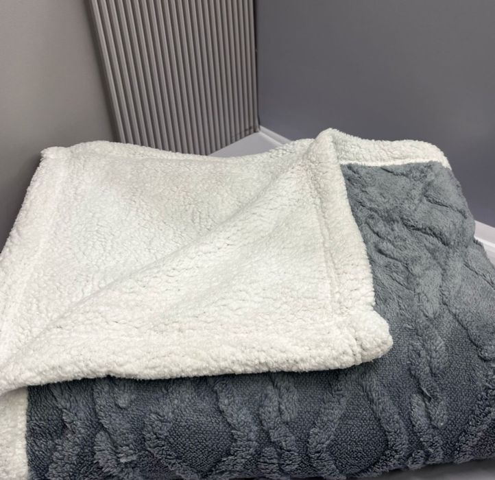 Плед Барашек вязаный