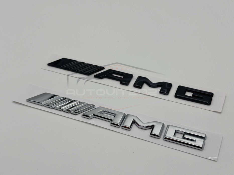 Мерцедес емблема надпис AMG АМГ багажник