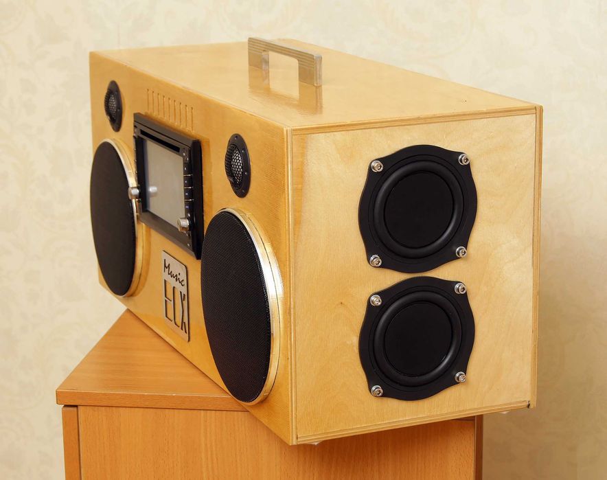 DIY Portable Multimedia Boombox Speaker