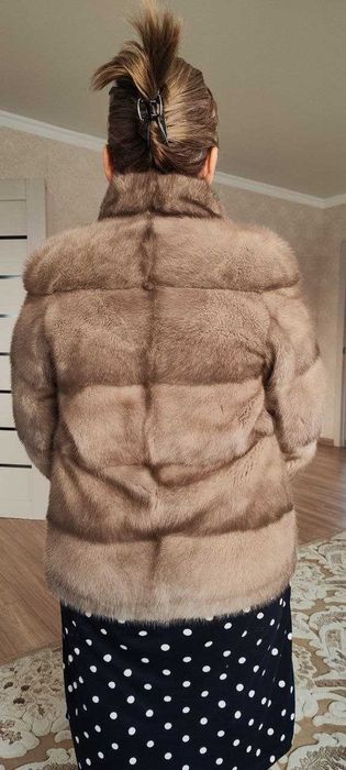 Норковая шуба трансформер 46 размера