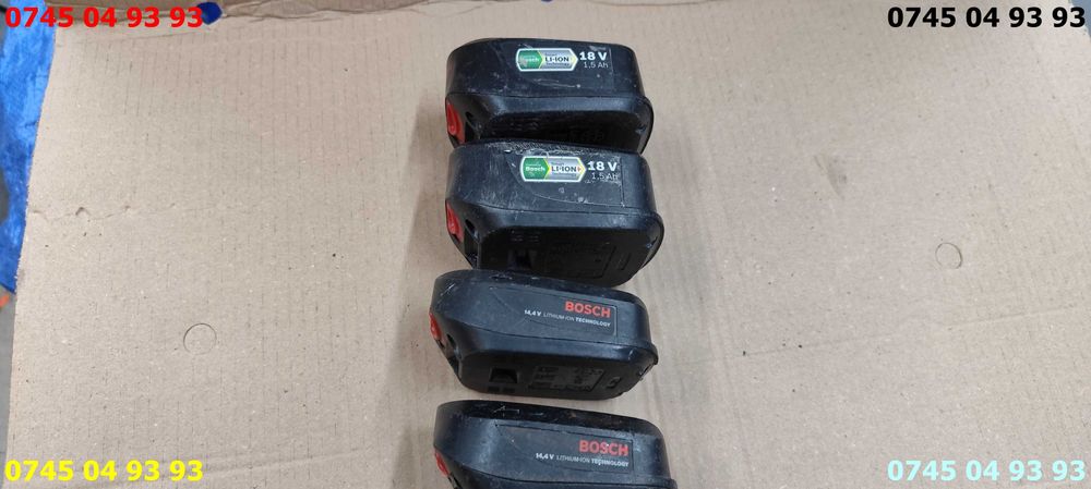 acumulator baterie BOSCH DEFECTE 14v 18V 1.5A pret pe buc