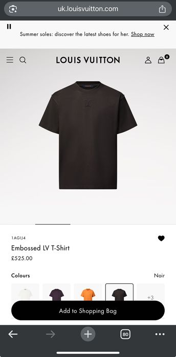 Оригинална мъжка тениска Louis Vuitton