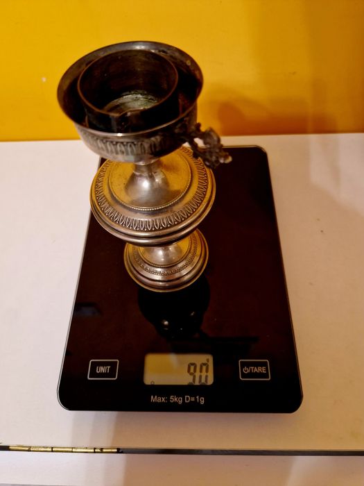 Veioza vintage, argint 800 , 90g