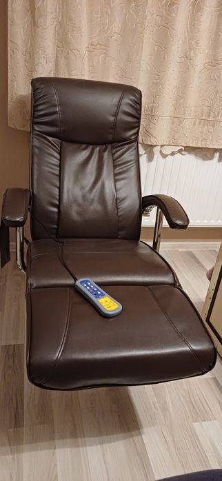 Fotoliu masaj din piele