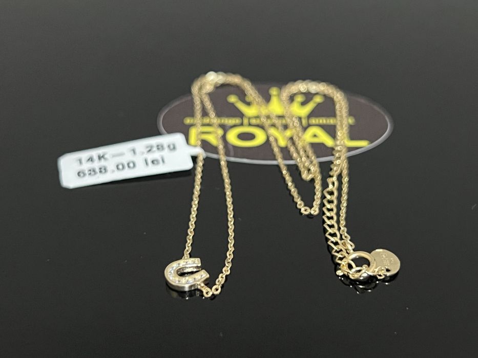 Bijuteria Royal CB : Lantisor unisex aur nou 14k 1,28gr